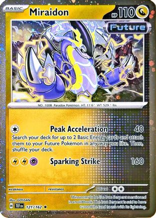 Miraidon - 121/162 (Cosmos Holo) 121 - Miscellaneous Cards & Products Holofoil