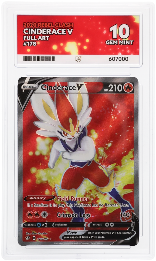 ACE 10 - Cinderace V - 178/192 - Rebel Clash - Pokemon