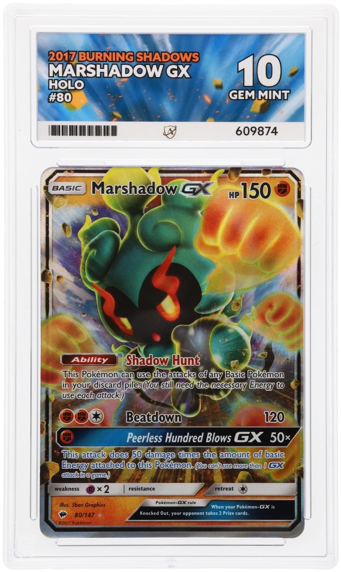 ACE 10 - Marshadow GX - 80/147 - Burning Shadows - Pokemon