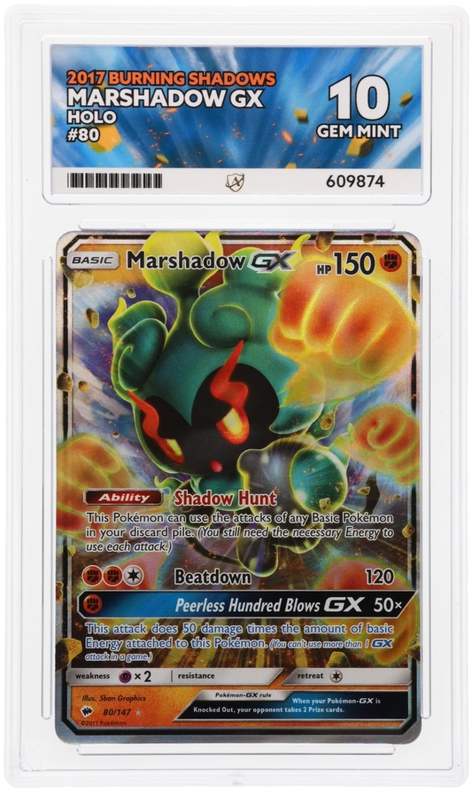 ACE 10 - Marshadow GX - 80/147 - Burning Shadows - Pokemon