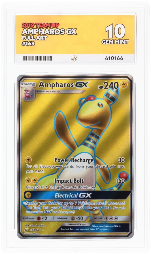 ACE 10 - Ampharos GX - 163/181 - Team Up - Pokemon