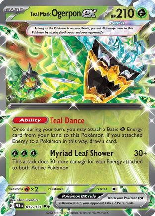Teal Mask Ogerpon ex - 012/131 - SV Prismatic Evolutions