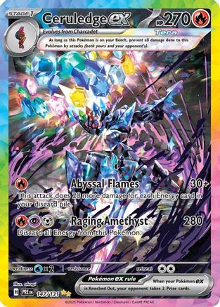 Ceruledge ex 147/131 - SV Prismatic Evolutions Holofoil