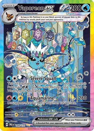 Vaporeon ex - 149/131 - SV Prismatic Evolutions