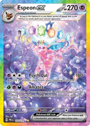 Espeon ex - 155/131 - SV Prismatic Evolutions