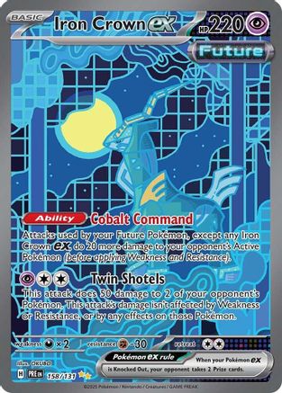 Iron Crown ex 158 - SV Prismatic Evolutions