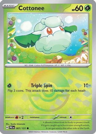 Cottonee (Poke Ball Pattern) - SV Prismatic Evolutions