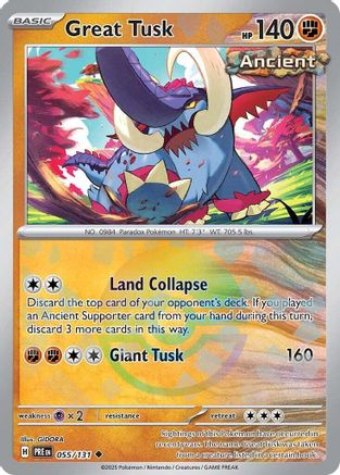 Great Tusk (Poke Ball Pattern) - SV Prismatic Evolutions