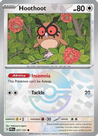 Hoothoot (Poke Ball Pattern) - SV Prismatic Evolutions