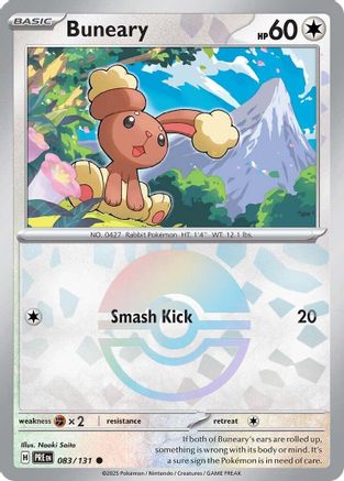 Buneary (Poke Ball Pattern) - SV Prismatic Evolutions