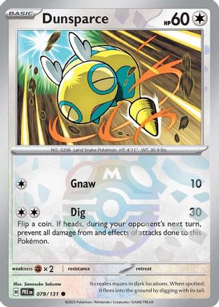 Dunsparce (Master Ball Pattern) - SV Prismatic Evolutions