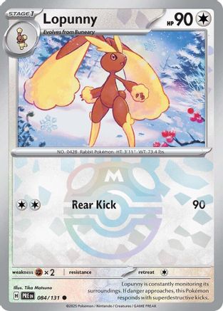 Lopunny (Master Ball Pattern) - SV Prismatic Evolutions