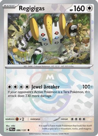 Regigigas (Master Ball Pattern) - SV Prismatic Evolutions