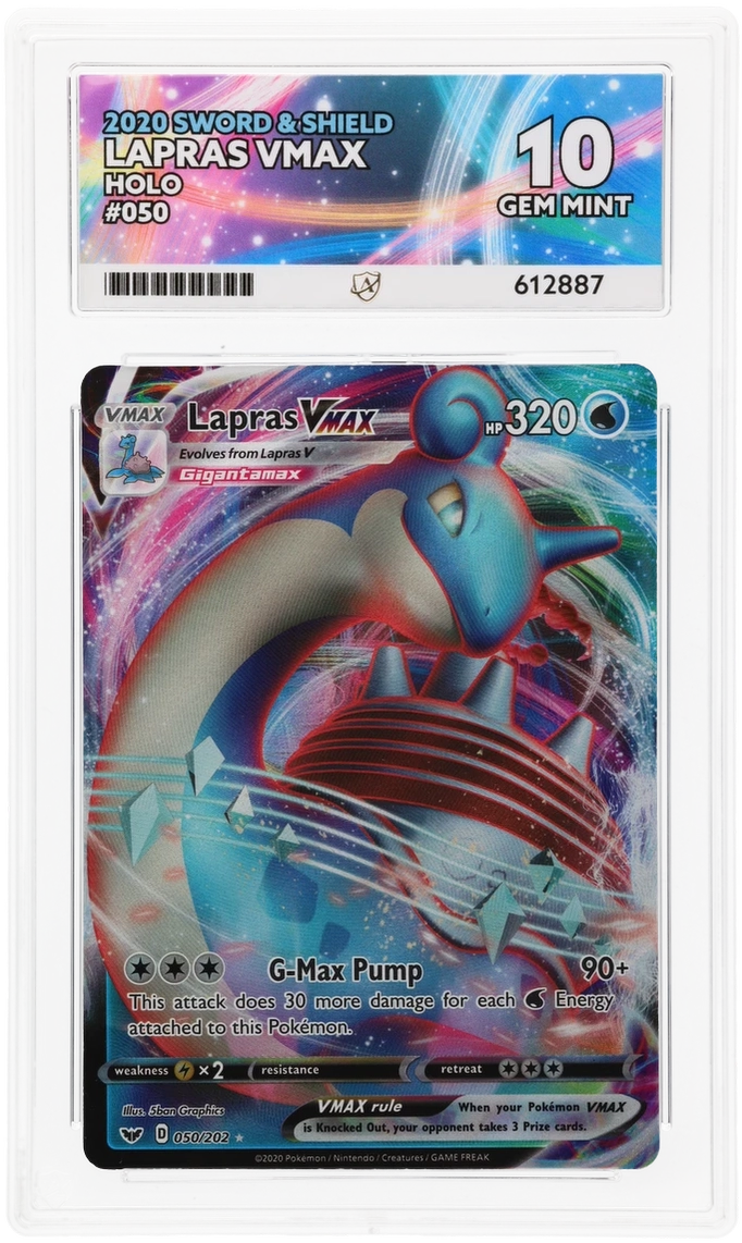 ACE 10 - Lapras VMAX - 050/202 - Sword & Shield - Pokemon
