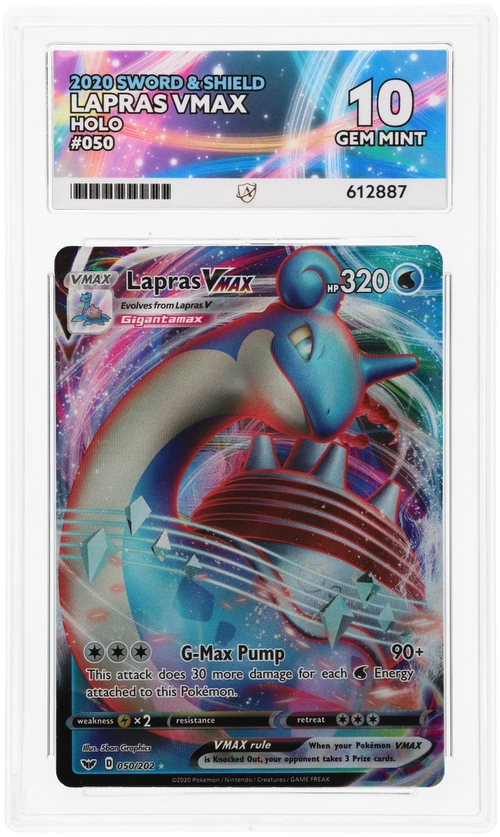 ACE 10 - Lapras VMAX - 050/202 - Sword & Shield - Pokemon
