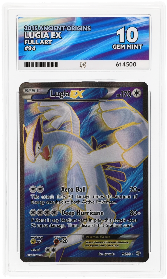 Lugia EX Full Art 94/98 - Ace 10 - 2015 Ancient Origins