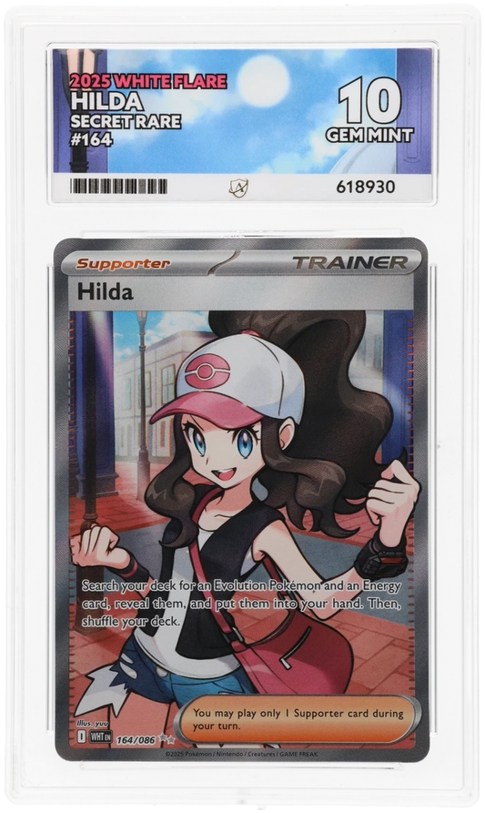 Hilda Secret Rare 164/086 - Ace 10 - White Flare