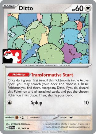 Ditto - 132/165 132 - Prize Pack Series Cards Holofoil