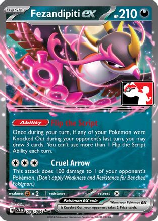 Fezandipiti ex - 038/064 38 - Prize Pack Series Cards Holofoil