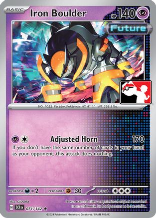 Iron Boulder 71 - Prize Pack Series Cards Holofoil