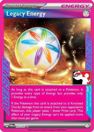 Legacy Energy 167 - Prize Pack Series Cards Holofoil