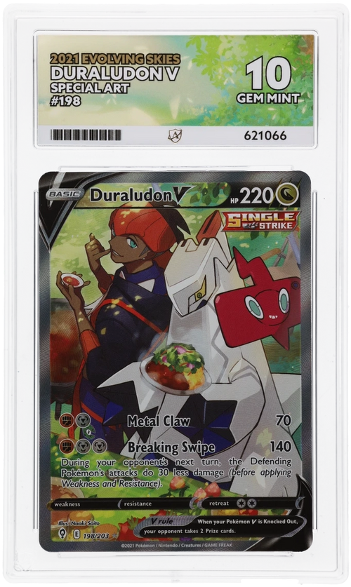 ACE 10 - Duraludon V - 198/203 - Evolving Skies - Pokemon