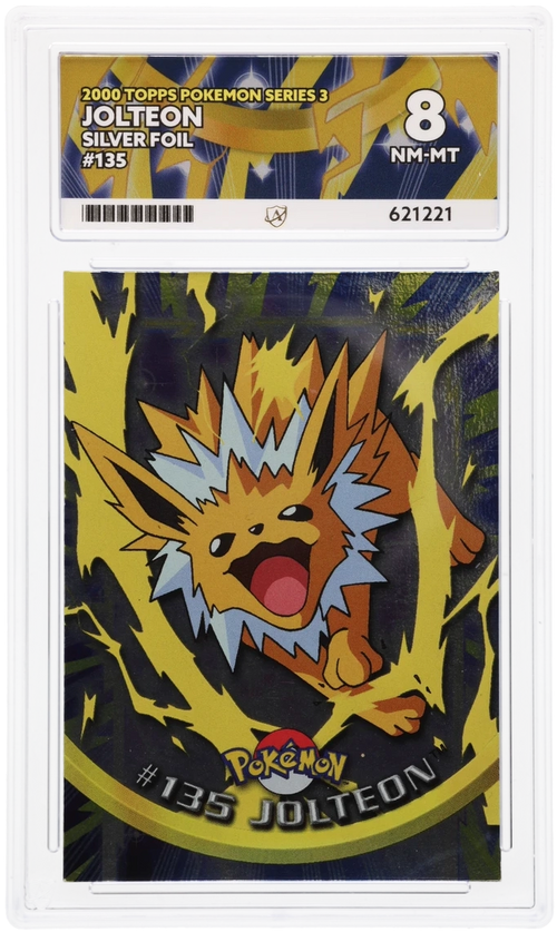 Jolteon 135 - Ace 8 - 2000 Topps Pokemon Series 3
