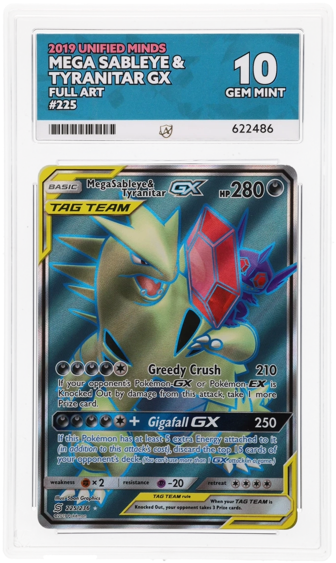 Mega Sableye & Tyranitar GX - ACE 10   (Front)