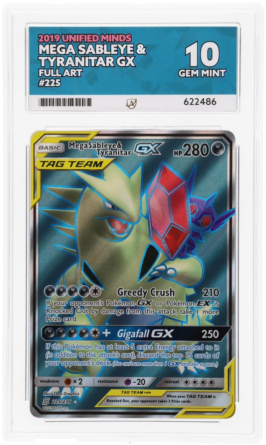 Mega Sableye & Tyranitar GX - ACE 10   (Front)