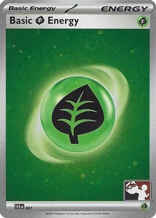 Basic Grass Energy (Cosmo Holo) 9 - Prize Pack Series Cards Holofoil