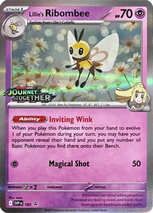 Lillie's Ribombee 183 - SV09 Journey Together