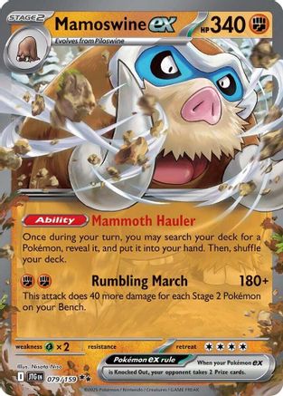 Mamoswine ex - 079/159 79 - SV09 Journey Together