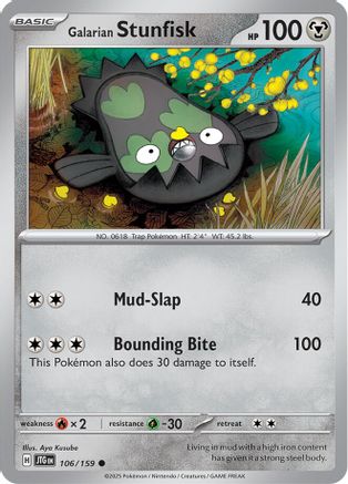 Galarian Stunfisk 106 - SV09 Journey Together
