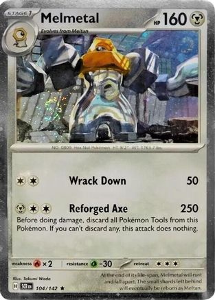 Melmetal - 104/142 (Cosmos Holo) 104 - Miscellaneous Cards & Products Holofoil