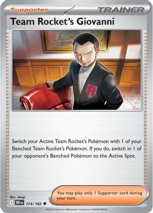 Team Rocket's Giovanni 174 - SV10 Destined Rivals