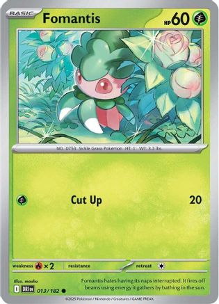 Fomantis 13 - SV10 Destined Rivals Reverse Holofoil