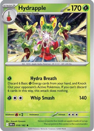 Hydrapple - 018/182 18 - SV10 Destined Rivals Holofoil