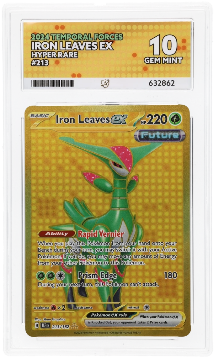 ACE 10 - Iron Leaves ex - 213/162 - Temporal Forces - Pokemon
