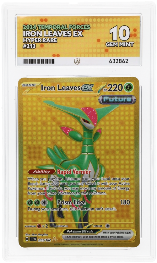 ACE 10 - Iron Leaves ex - 213/162 - Temporal Forces - Pokemon