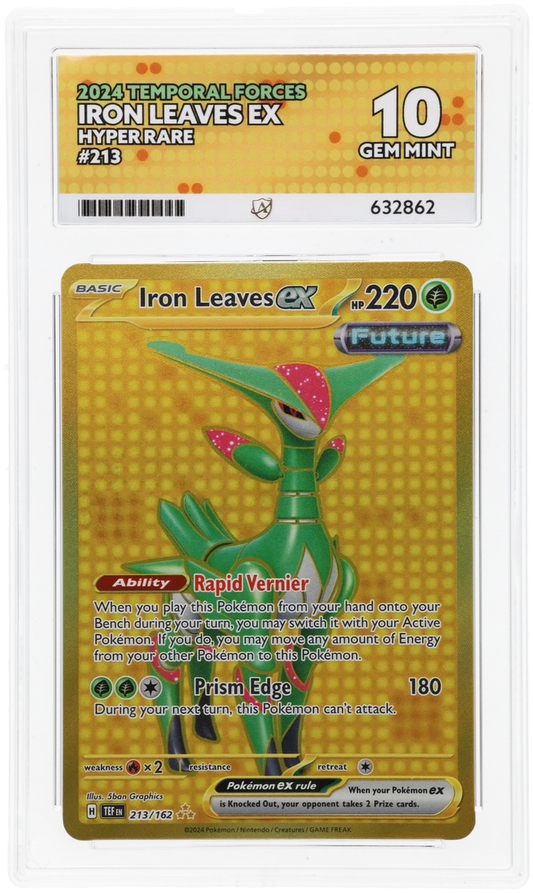 ACE 10 - Iron Leaves ex - 213/162 - Temporal Forces - Pokemon