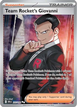 Team Rocket's Giovanni - 225/182 225 - SV10 Destined Rivals Holofoil