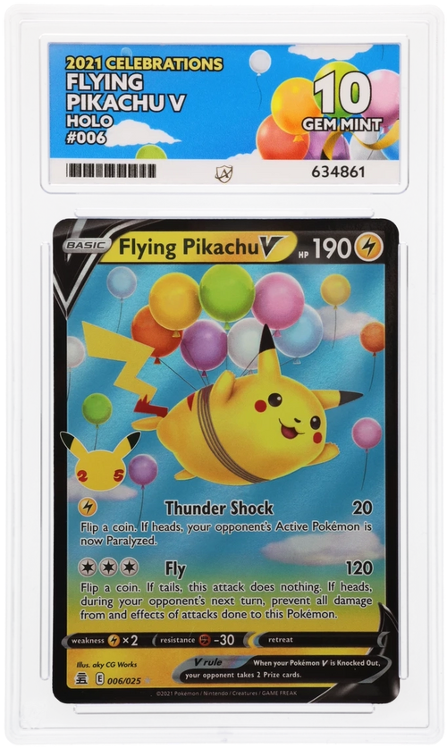ACE 10 - Flying Pikacchu V - 006 - Celebrations - Pokemon