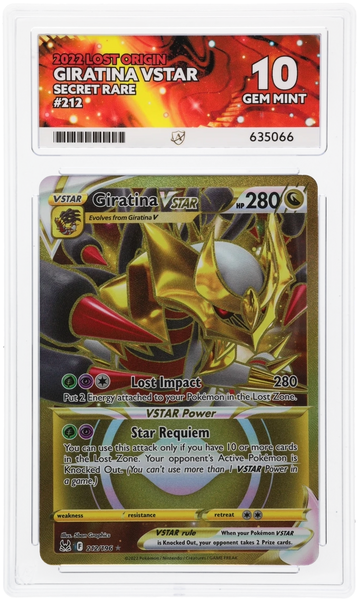 ACE 10 - Giratina VSTAR - 212/196 - Lost Origin - Pokemon – PokeRand