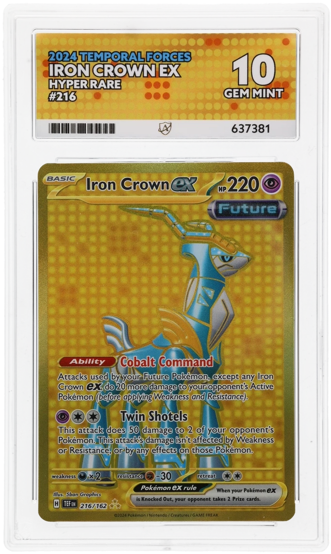 ACE 10 - Iron Crown ex - 216/162 - Temporal Forces - Pokemon