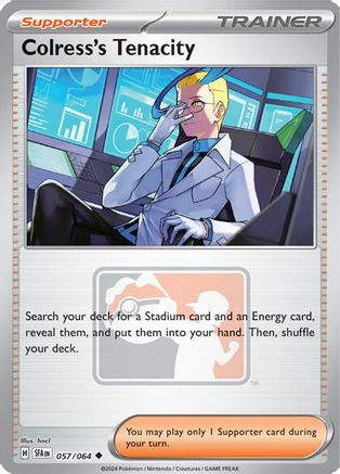 Colress's Tenacity 57 - League & Championship Cards Reverse Holofoil