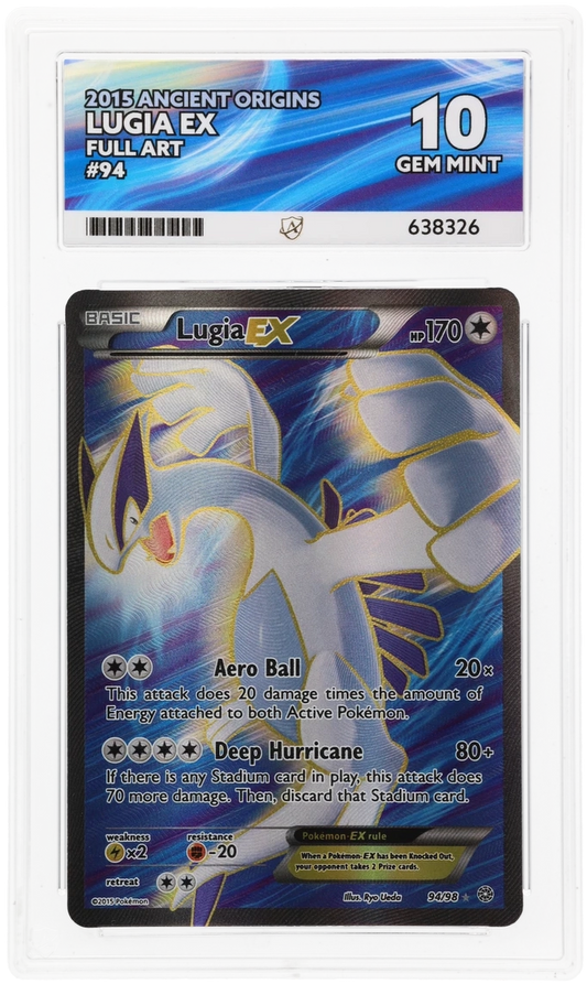 Lugia EX Full Art 94/98 - Ace 10 - 2015 Ancient Origins