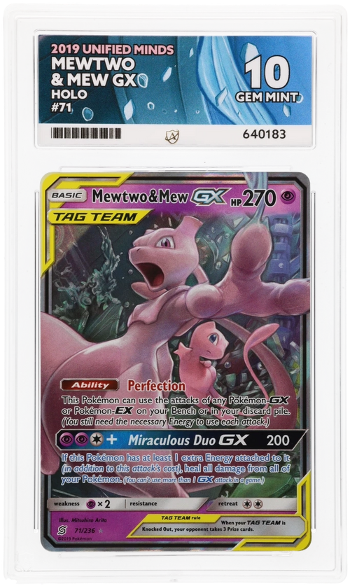 ACE 10 - Mewtwo & Mew GX - 71/236 - Unified Minds - Pokemon
