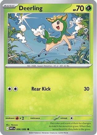Deerling 6 - SV White Flare