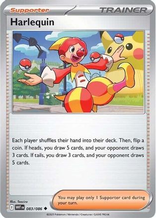 Harlequin 83 - SV White Flare Reverse Holofoil