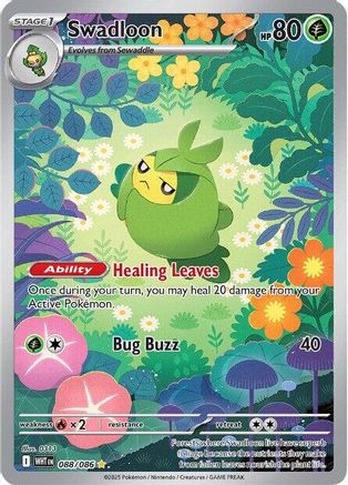 Swadloon - 088/086 88 - SV White Flare Holofoil